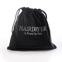 POUCH HAIRDRYER HITAM